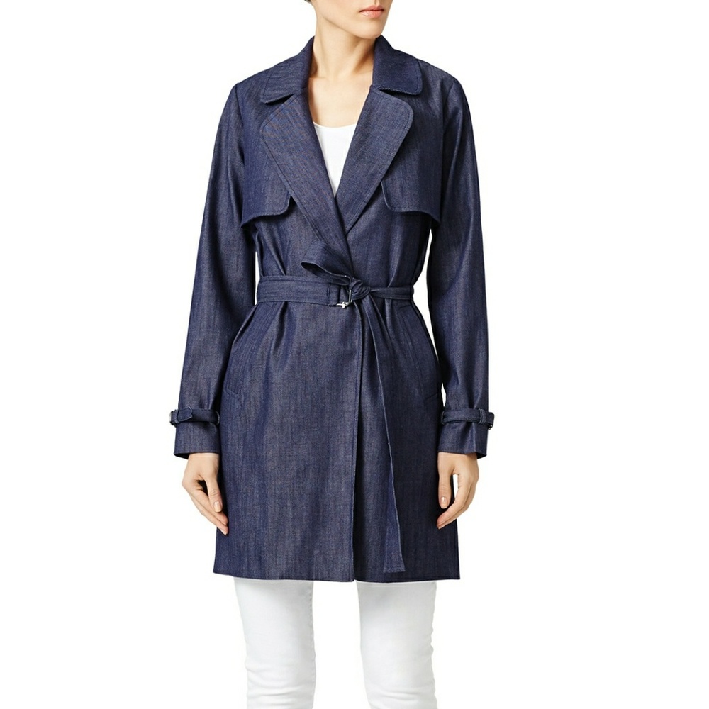 Denim Deana Trench Coat